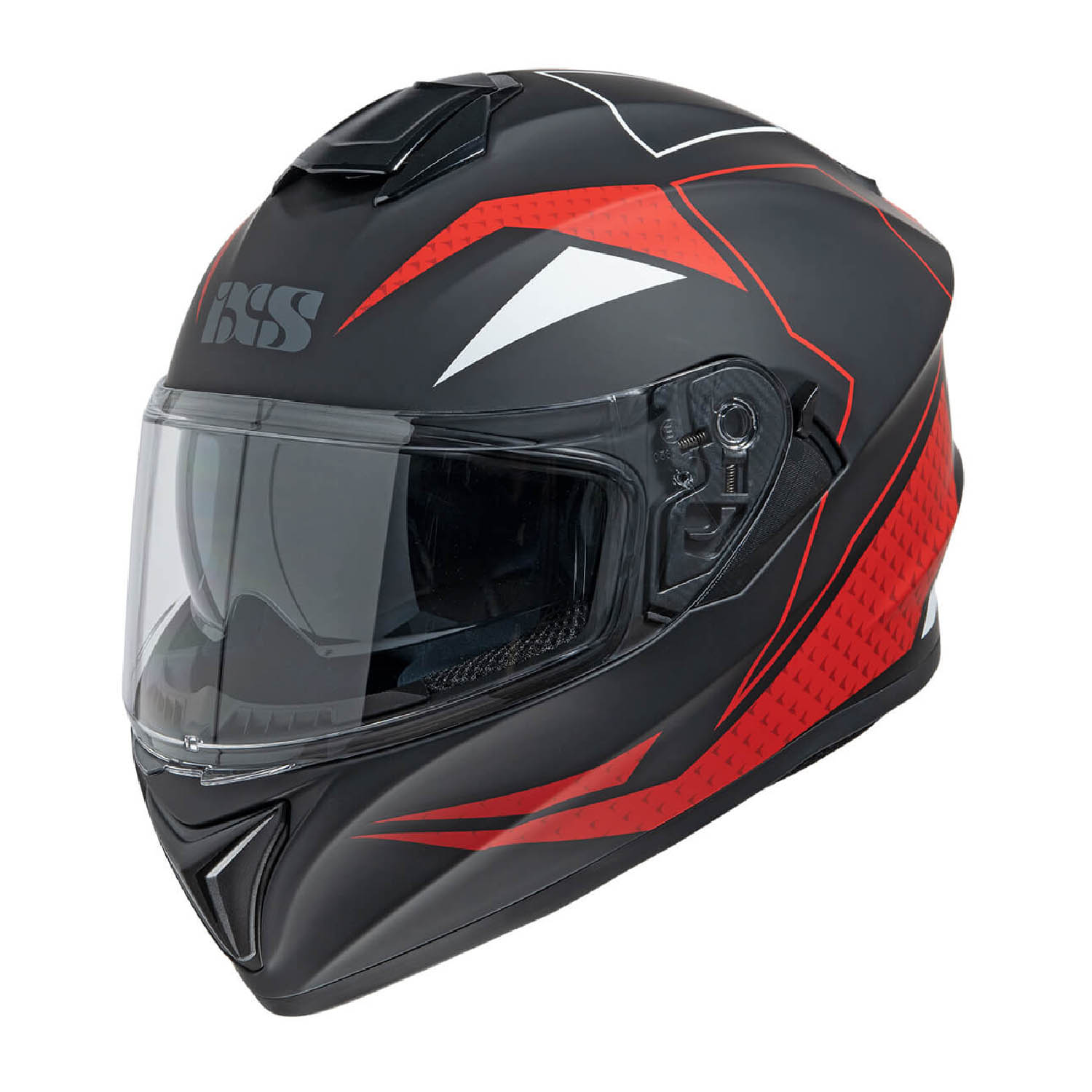Шлем интегральный IXS 216 2.0 черно-красного цвета купить по низкой цене