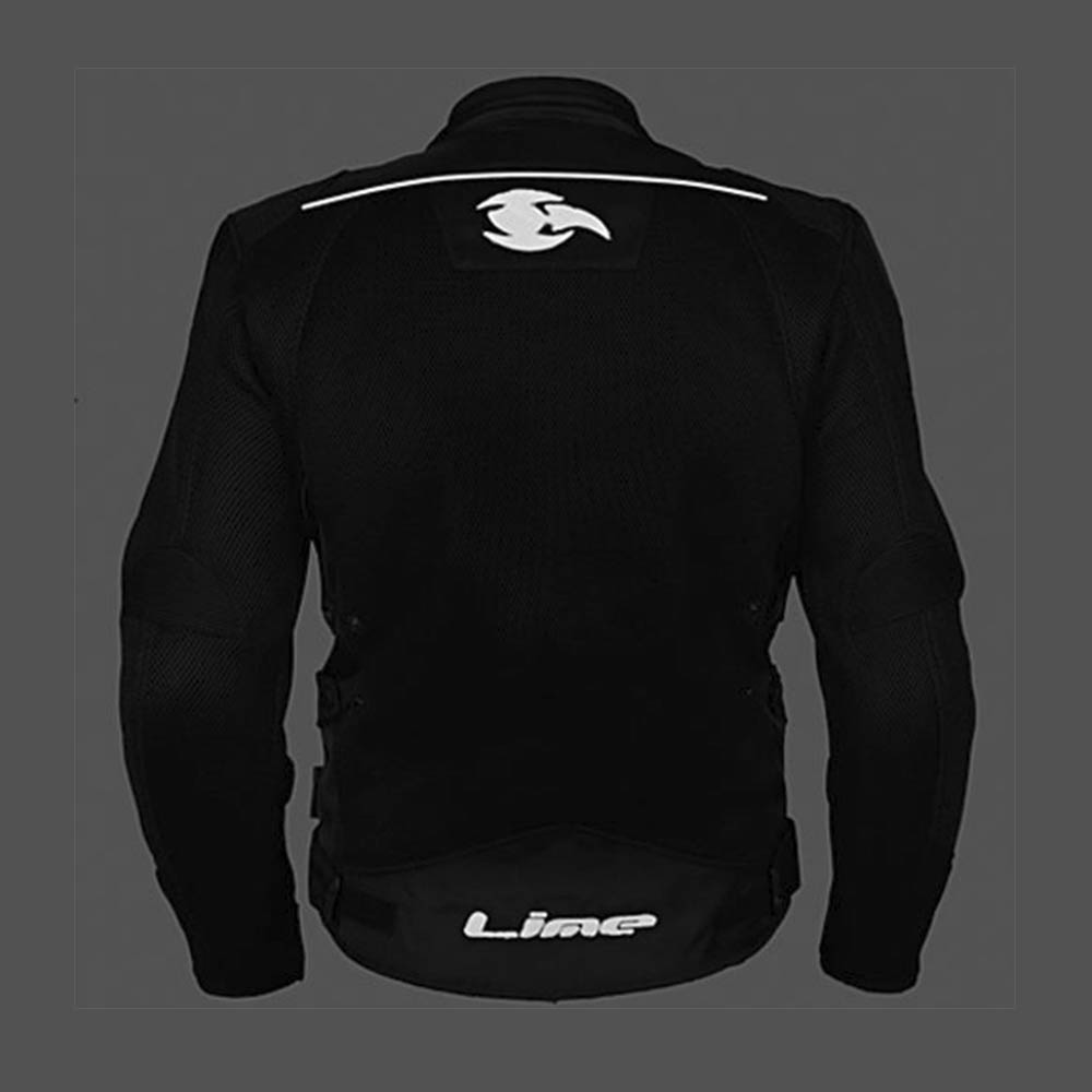 Куртка текстильная MBW Air´n´Dry для мотоциклистов вид в темноте купить по низкой цене