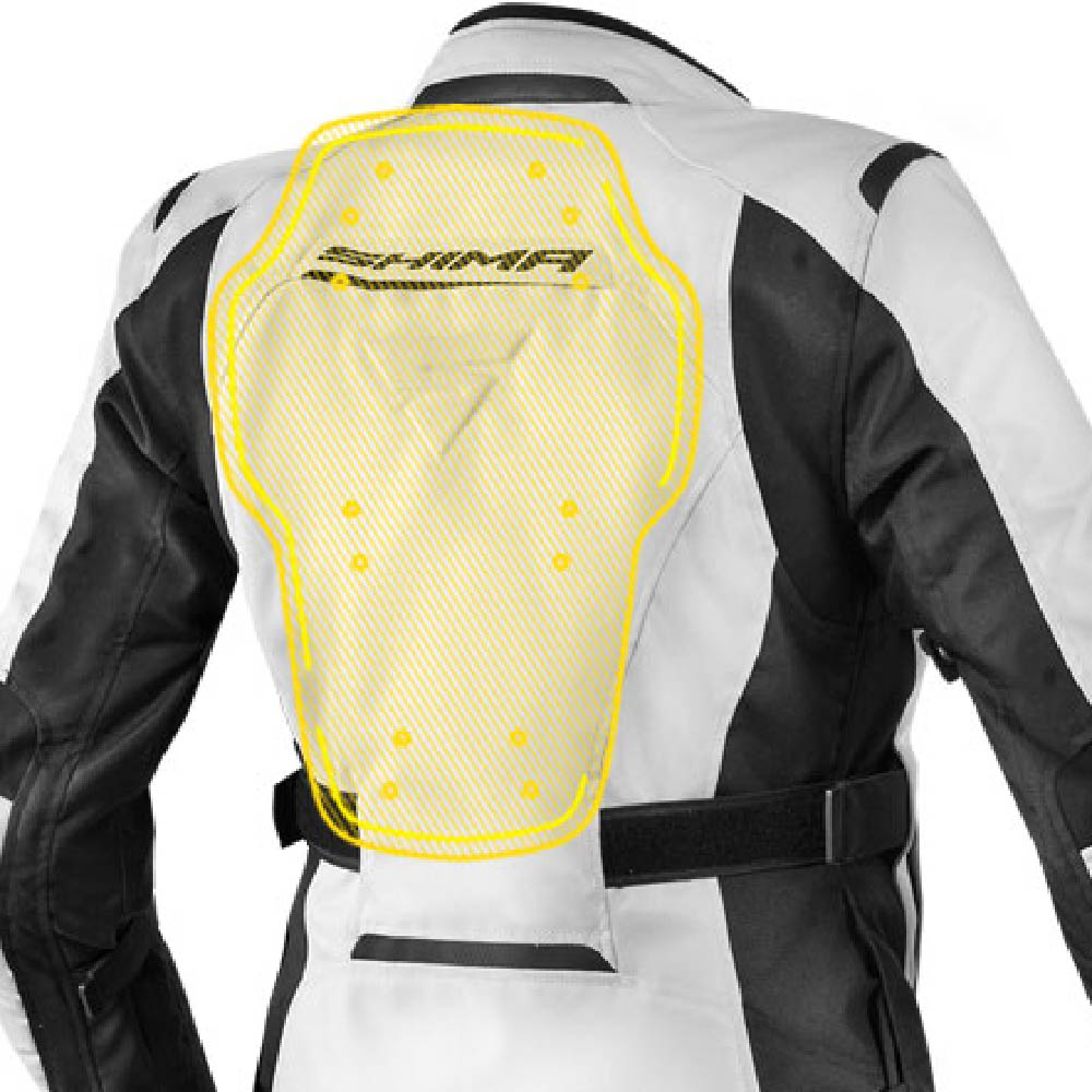 Женская куртка SHIMA VOLANTE текстильная для мотоциклистов вид протектор спины купить по низкой цене