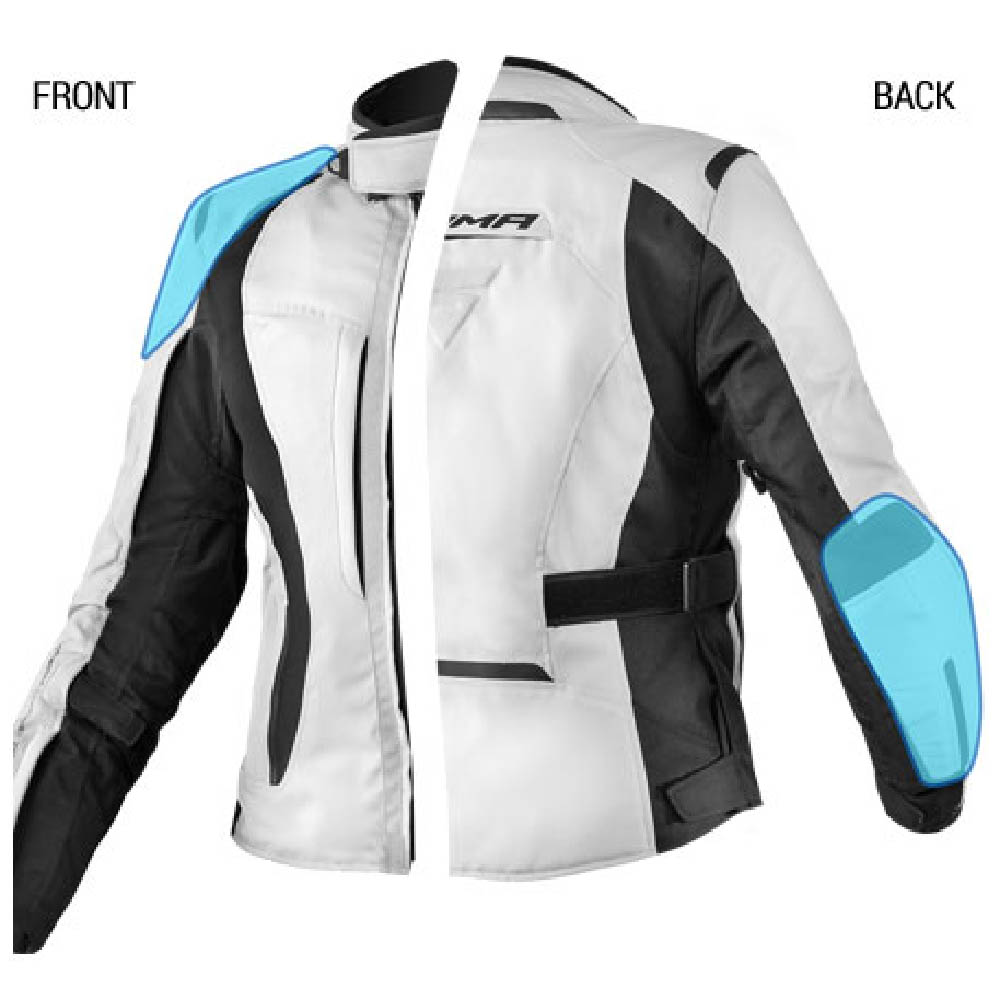 Женская куртка SHIMA VOLANTE текстильная для мотоциклистов вид протекторы купить по низкой цене