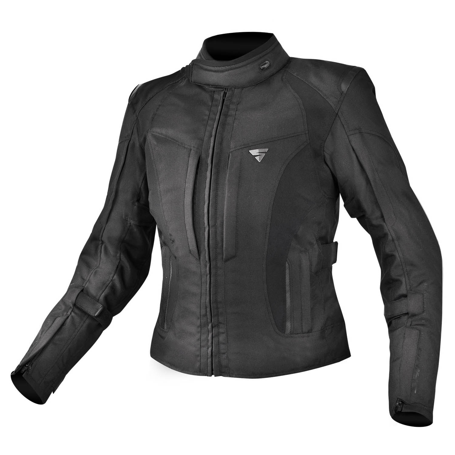 Женская куртка SHIMA VOLANTE чёрного цвета текстильная для мотоциклистов купить по низкой цене