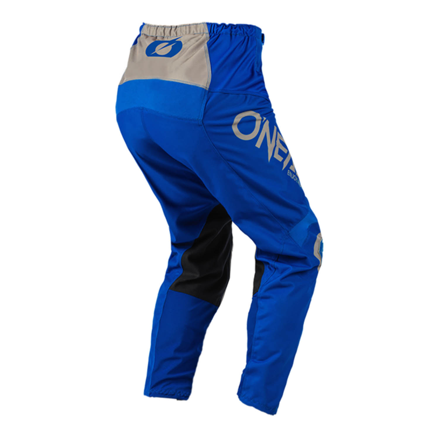 Штаны для мотокросса O'NEAL MATRIX PANTS RIDEWEAR сине-серого цвета, вид сзади купить по низкой цене