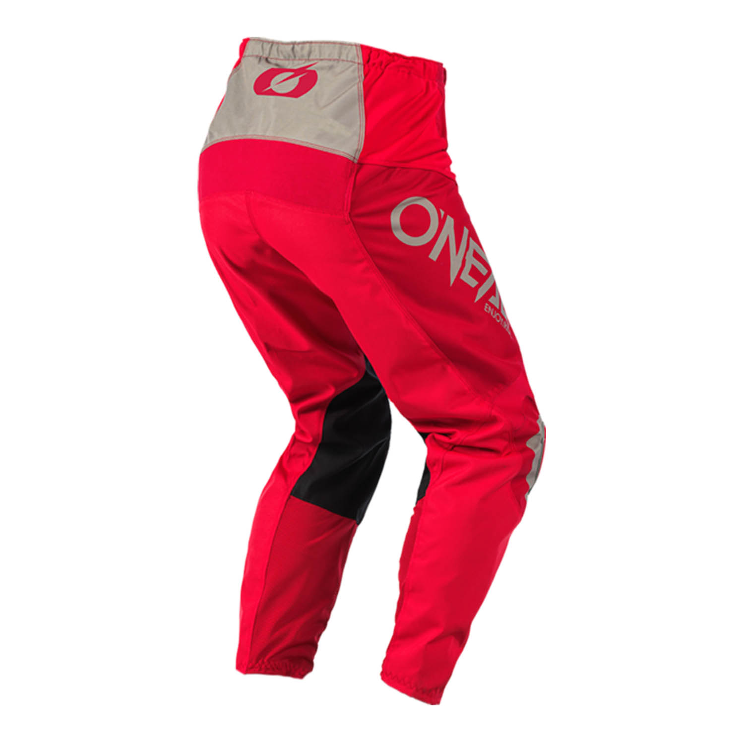 Штаны для мотокросса O'NEAL MATRIX PANTS RIDEWEAR красно-серого цвета, вид сзади купить по низкой цене